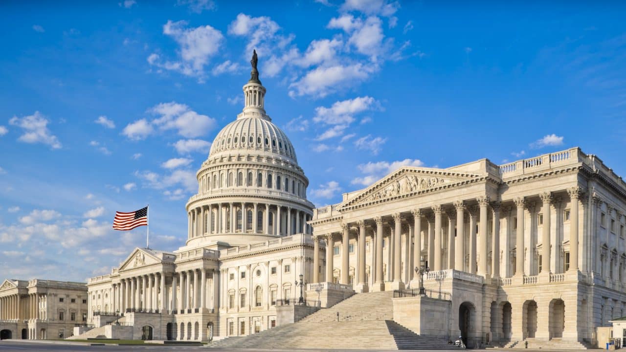 United States Capitol with Senate Chamber